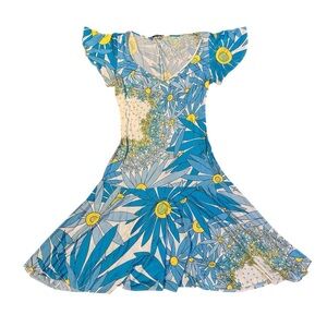 Versace Jeans Couture Vintage Floral Mini Dress Size 30